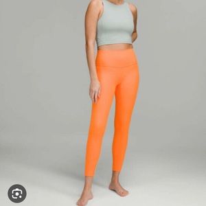 Lululemon orange soda tights size 2